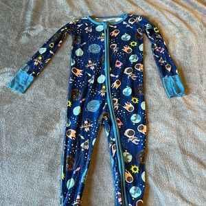 Little Sleepies 2T Zippy Blue Space theme